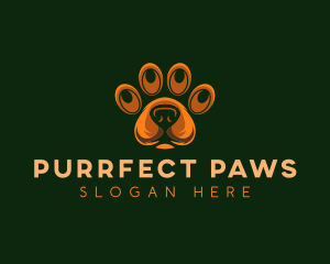 Dog Paw Veterinary logo design