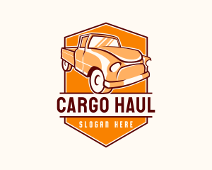 Vintage Pickup Truck logo design