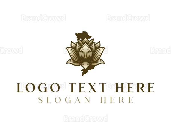 Vietnam Lotus Blossom Logo