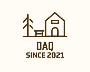 Barn - Minimalist Wooden Cabin logo design