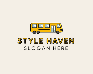 Motorist - Yellow School Bus logo design