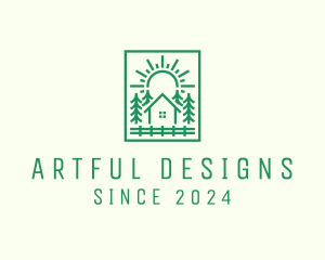 House Forest Ranch logo design