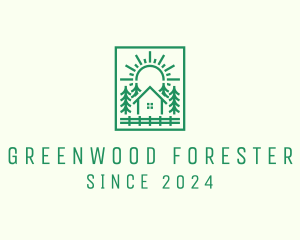 House Forest Ranch logo design