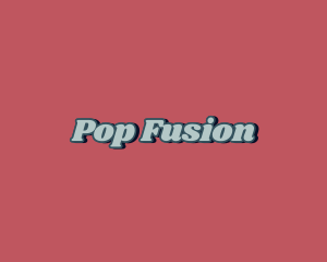 Pop - Trendy Retro Pop logo design