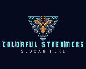 Eagle Gaming Streamer logo design