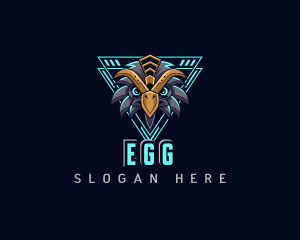 Wings - Eagle Gaming Streamer logo design