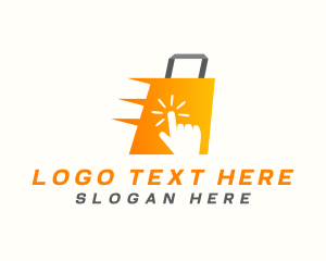Bag - Online Shopping Express logo design