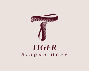 Elegant Ribbon letter T logo design