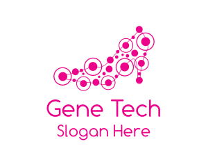 Pink Shoe Circuit logo design