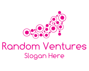 Pink Shoe Circuit logo design