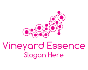 Pink Shoe Circuit logo design