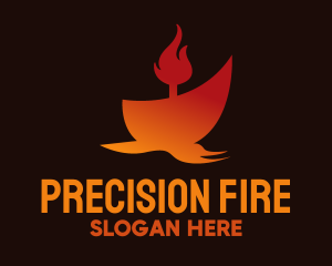 Red Fire Ship logo design