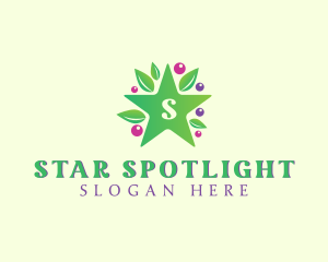 Nature Star Berry logo design