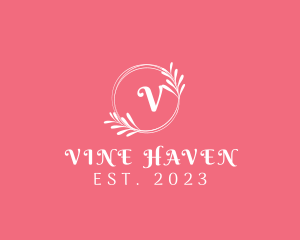 Vine Wreath Wellness logo design