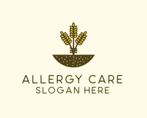 Wheat Farm Crop logo design