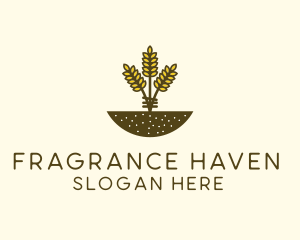 Wheat Farm Crop logo design