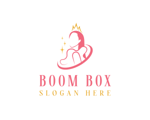 Beauty Crown Queen  logo design