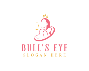 Beauty Crown Queen  logo design