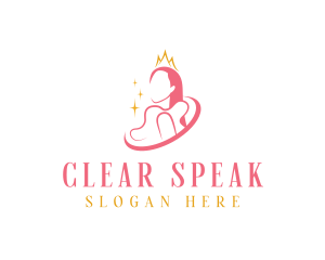 Beauty Crown Queen  logo design