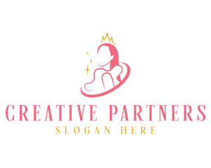 Beauty Crown Queen  logo design