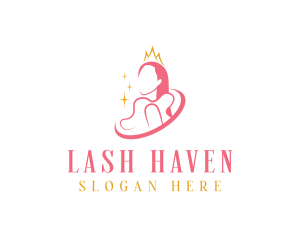 Beauty Crown Queen  logo design