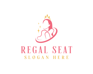 Beauty Crown Queen  logo design