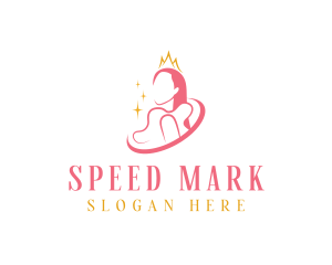 Beauty Crown Queen  logo design