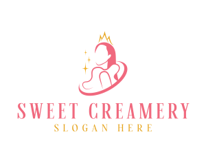 Beauty Crown Queen  logo design