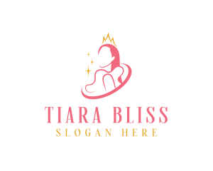 Beauty Crown Queen  logo design