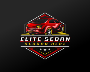 Sedan - Sedan Car Motorsport logo design
