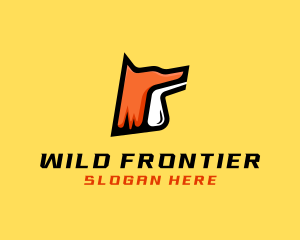 Wild Fox Head logo design