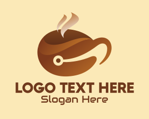 Beverage - Coffee Cup Tech logo design