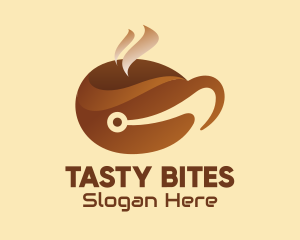 Coffee Cup Tech Logo