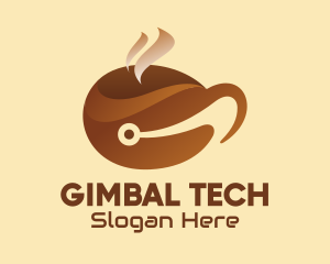 Coffee Cup Tech logo design