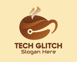 Coffee Cup Tech logo design