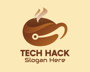 Coffee Cup Tech logo design