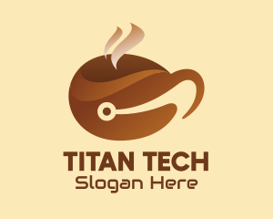 Coffee Cup Tech logo design