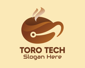 Coffee Cup Tech logo design