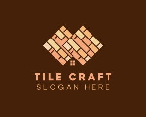 Tile Paving Home logo design