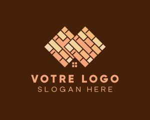 Floor - Tile Paving Home logo design