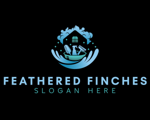 Property Cleaning Housekeeping logo design