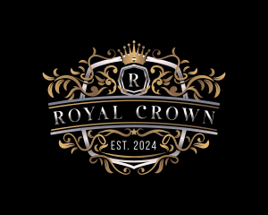 Royal Crown Shield logo design