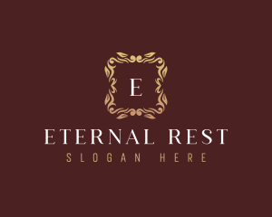 Funeral - Elegant Luxury Frame logo design