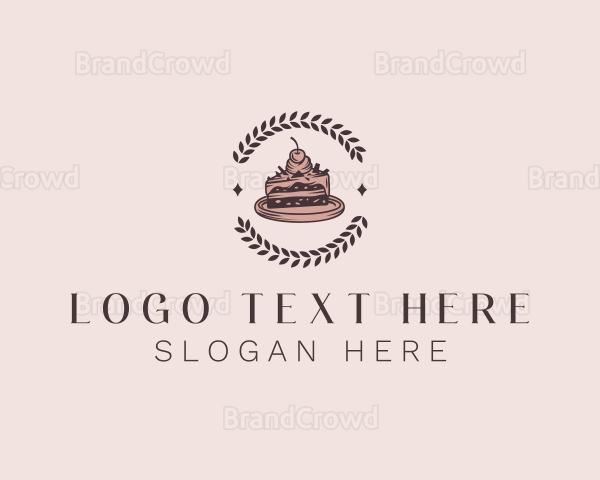 Sweet Cake Dessert Logo