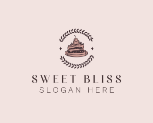 Sweet Cake Dessert  logo design