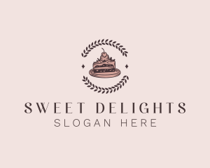 Sweet Cake Dessert  logo design