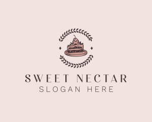 Sweet Cake Dessert  logo design