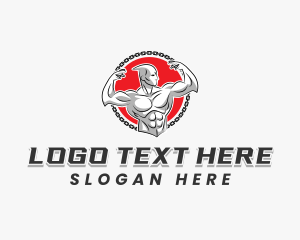 Training - Workout Muscle Trainer logo design