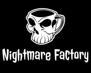 Scary - Scary Skull Mug logo design