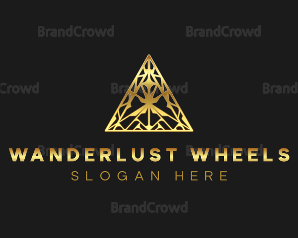 Triangle Geometric Architecture Logo